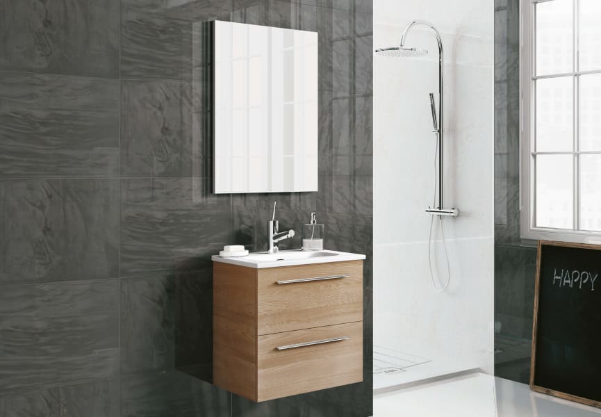 Conjunto completo mueble de baño fondo reducido 35 cm Street Royo principal 4