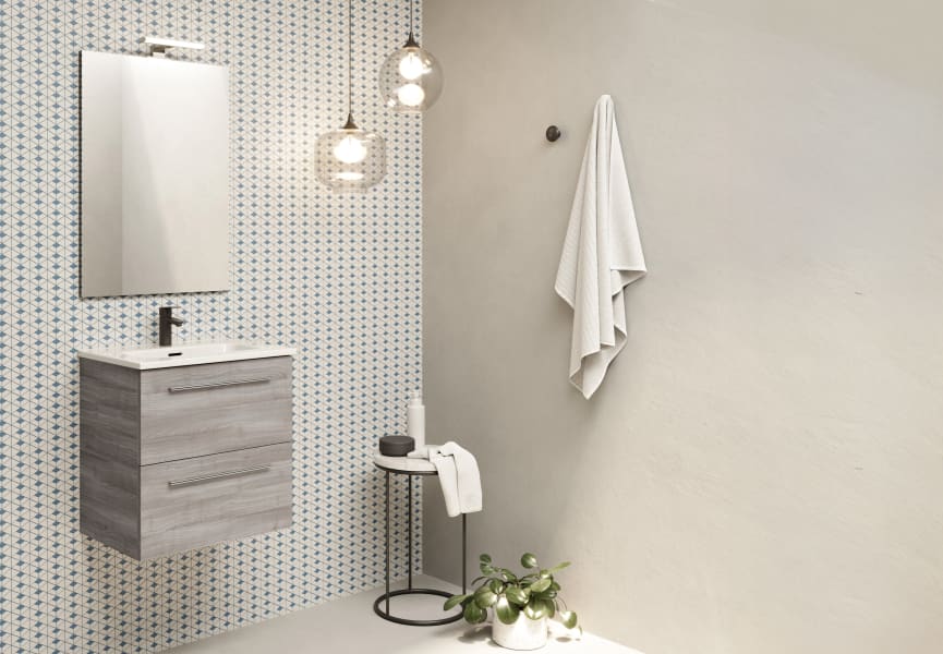 Conjunto completo mueble de baño fondo reducido 35 cm Street Royo principal 3