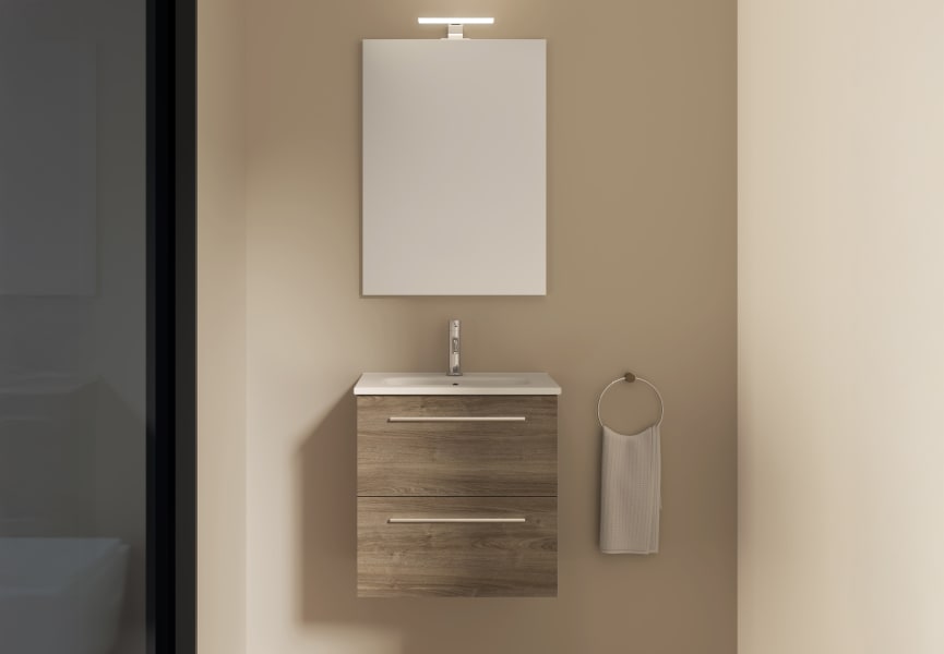 Conjunto completo mueble de baño fondo reducido 35 cm Street Royo principal 0