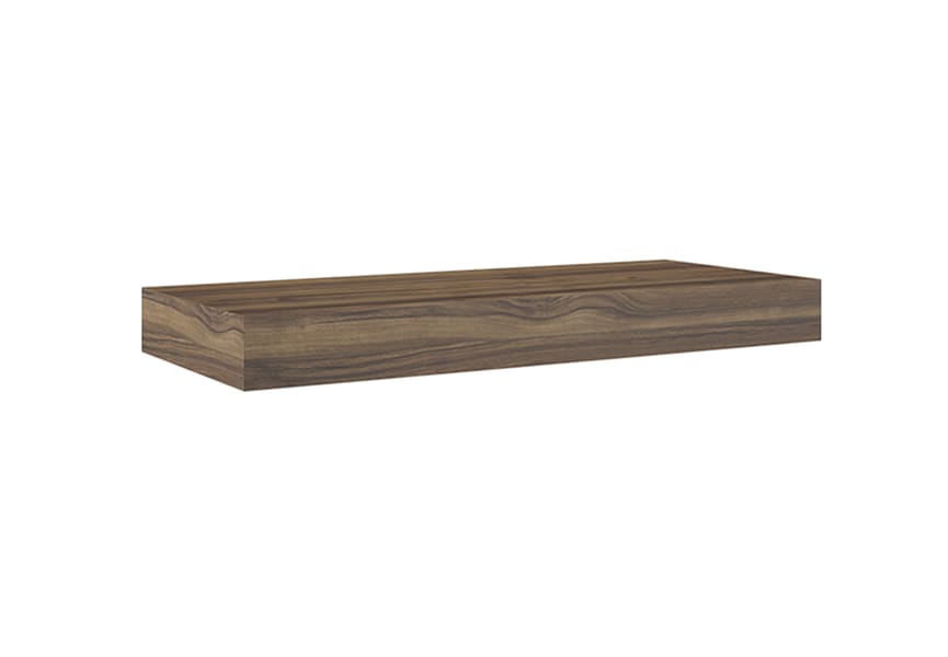 Mueble de baño con encimera de madera 10 cm de altura en color Valenti  con cajonera Nomad Visobath detalle 12