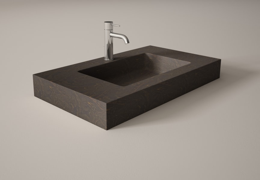 Lavabo suspendido Piedra Visobath principal 2