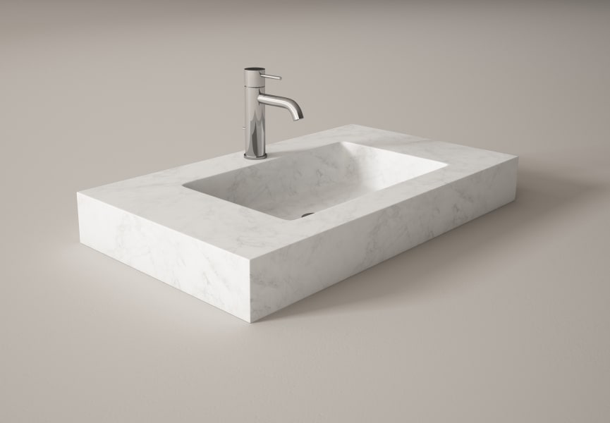Lavabo suspendido Piedra Visobath principal 0