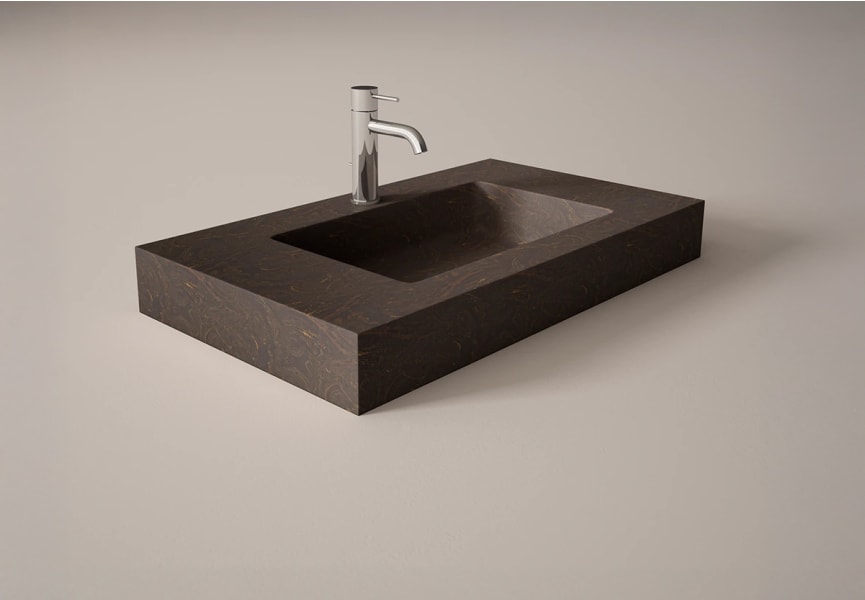 Lavabo suspendido Piedra Viso principal 2