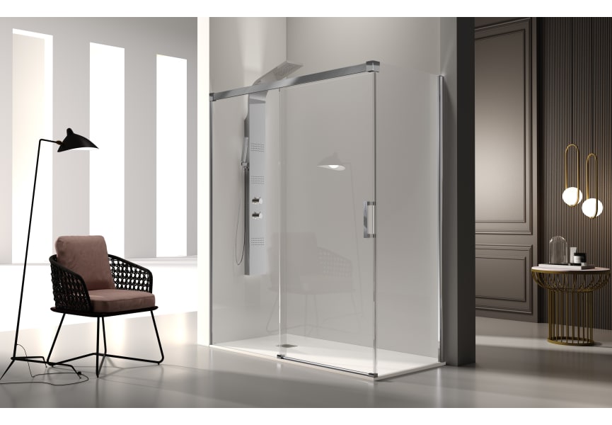 Mampara de ducha Glasé (GS102+GS103) Kassandra principal 1