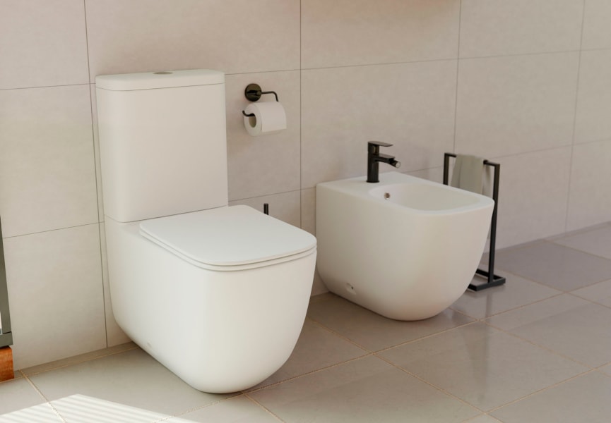 Inodoro compacto Zen Fossil Natura ambiente 3