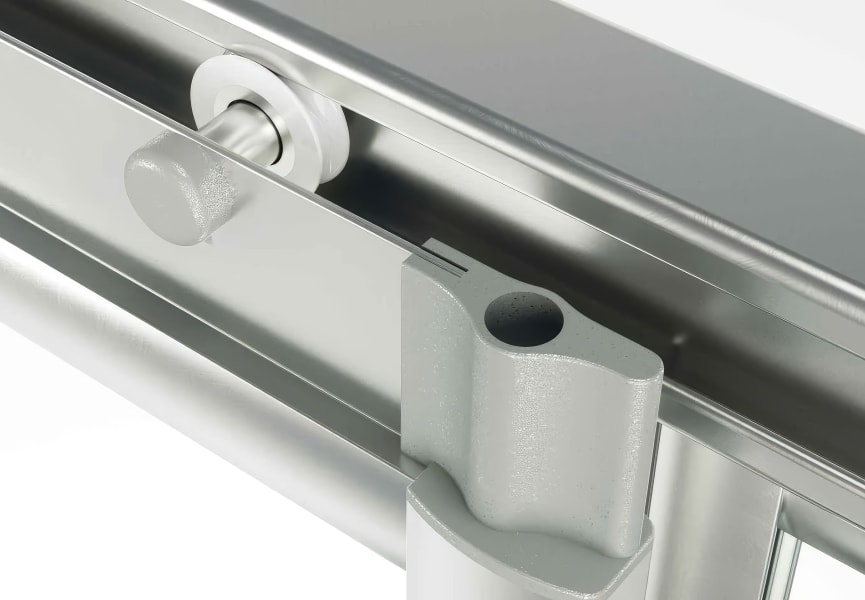 Mampara de ducha Vaduz Bruntec detalle 3
