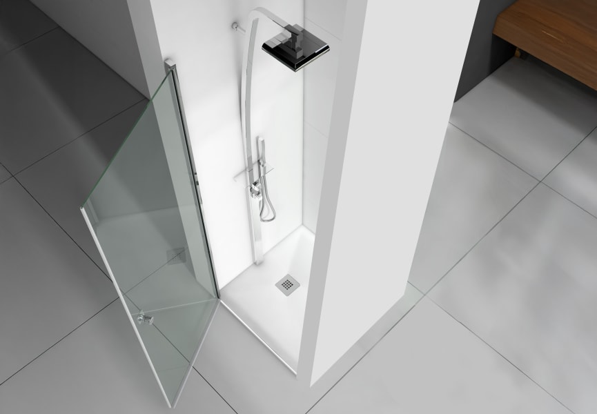 Mampara de ducha Caspio Bruntec detalle 3