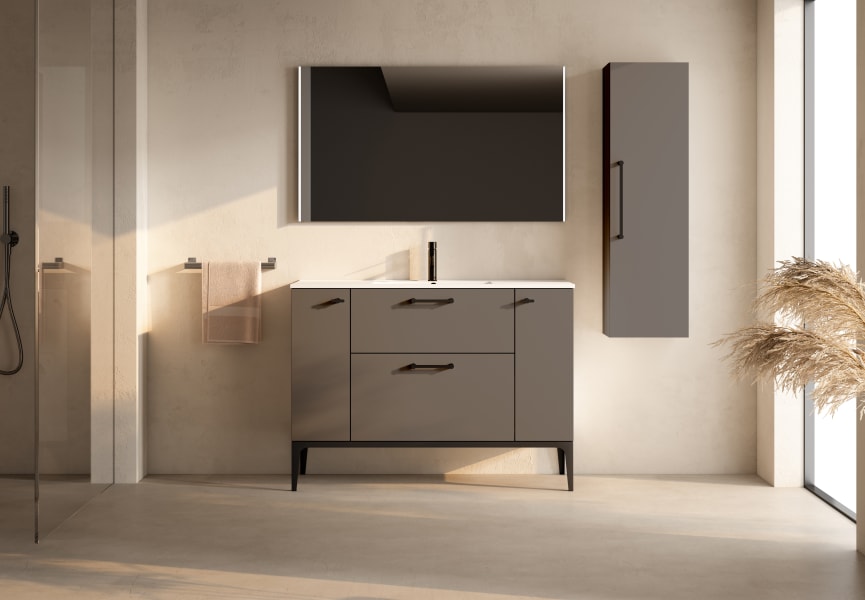 Conjunto mueble de baño con banquillo Verso VisoBath principal 6
