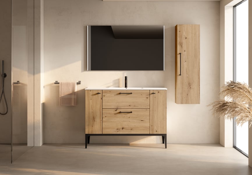 Conjunto mueble de baño con banquillo Verso VisoBath principal 0