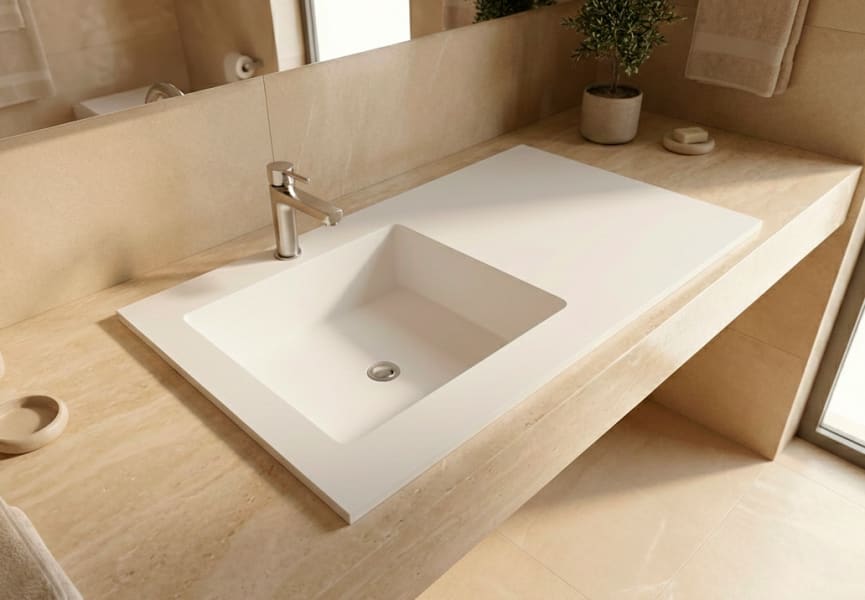 Lavabo encastrado Ideal Bruntec principal 0