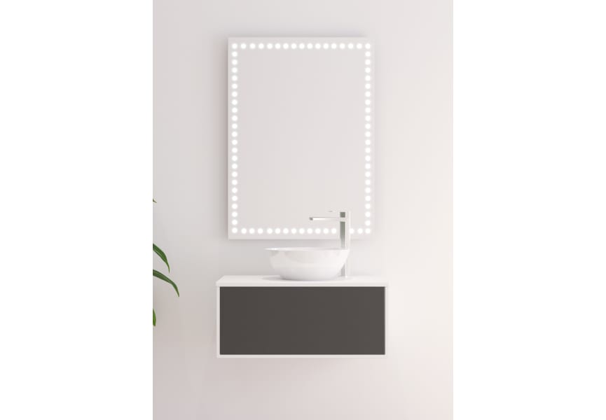 Espejo de baño con luz LED Cinty Bruntec principal 0