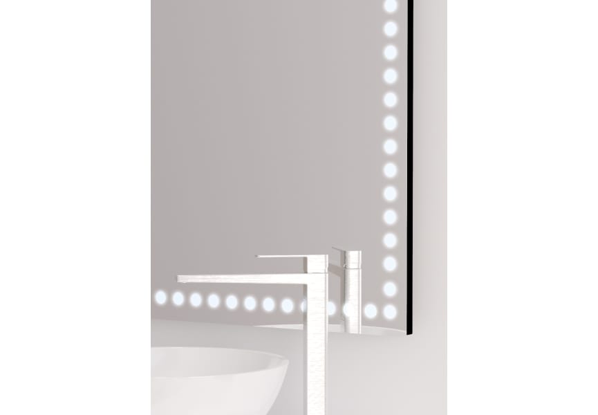 Espejo de baño con luz LED Cinty Bruntec detalle 2