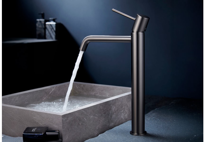 Grifo de lavabo caño alto Monza Imex ambiente 6