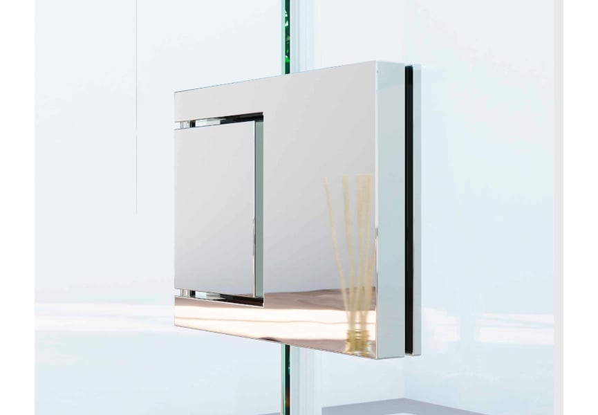 Mampara de ducha Singapur Glassinox detalle 1