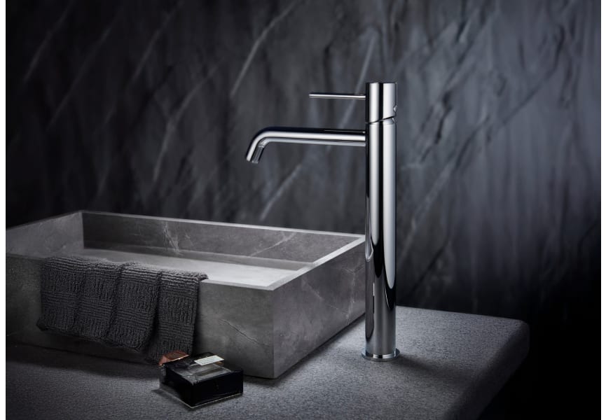 Pack Grifo de lavabo caño alto Monza Imex + Válvula click-clack ambiente 5