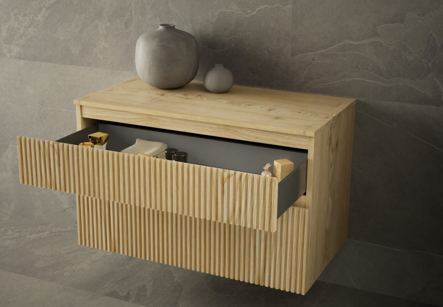 Cajonera de madera Alpes Bruntec detalle 2