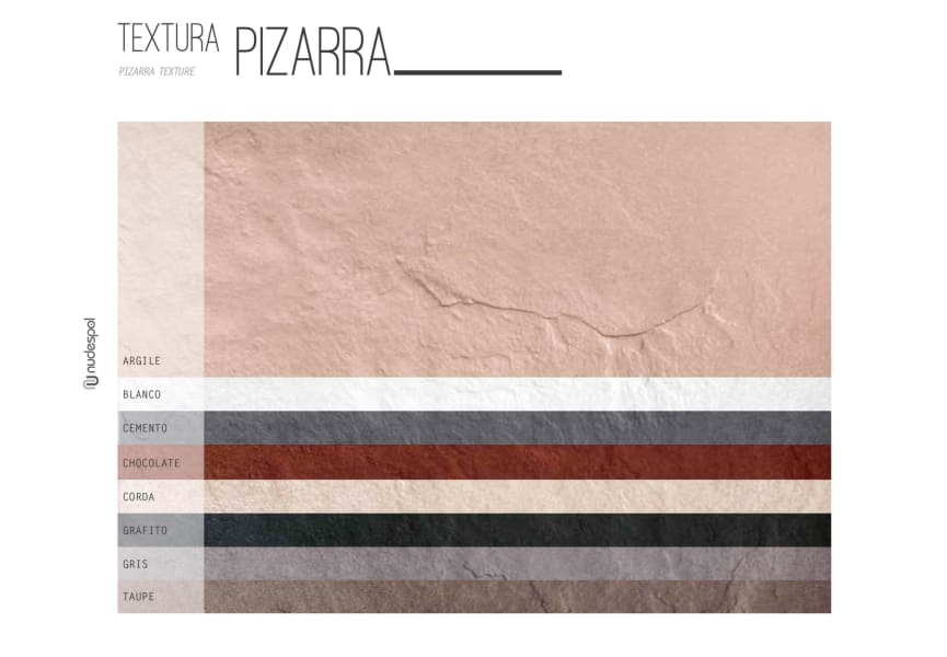 Plato de ducha de resina Textura opción 8