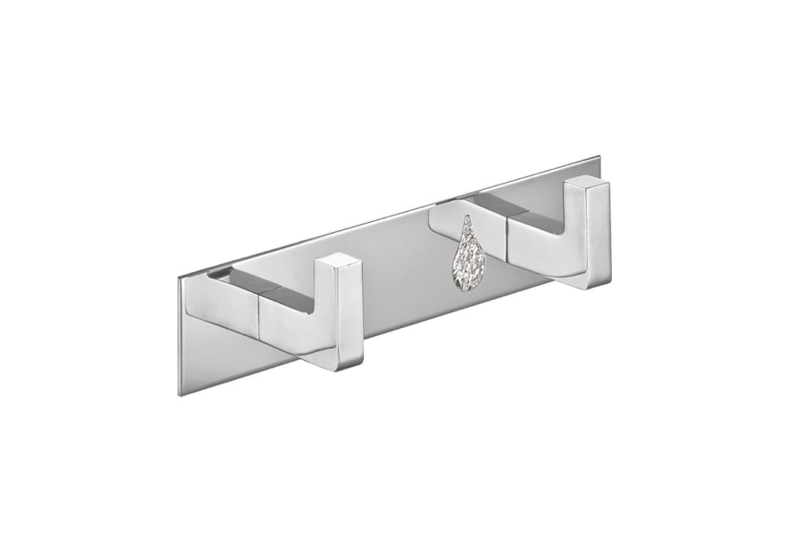 Percha doble Glass Mediterránea de Baño principal 0