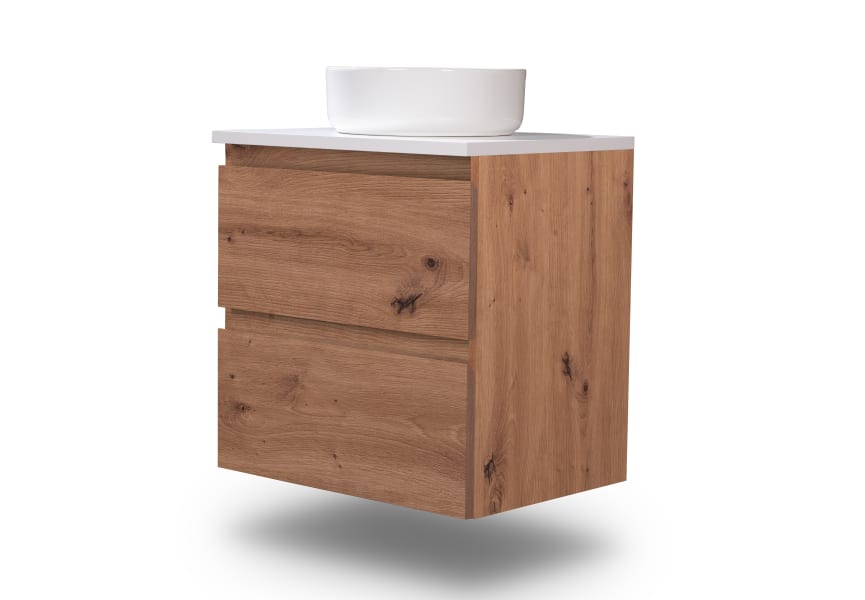 Mueble de baño pequeño Nivo Bruntec 2 cajones suspendido principal 0