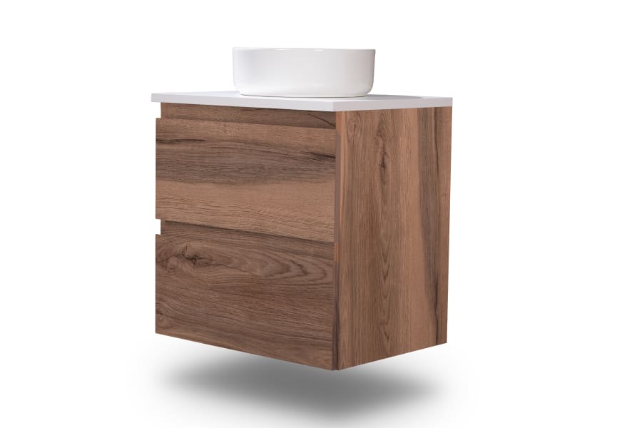 Mueble de baño pequeño Nivo Bruntec 2 cajones suspendido principal 2