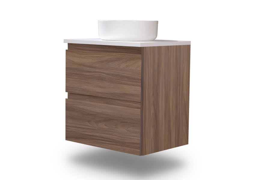 Mueble de baño pequeño Nivo Bruntec 2 cajones suspendido principal 5