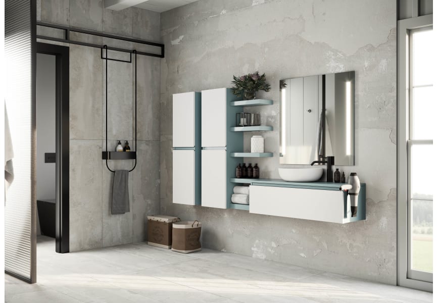 Columna de ducha para el baño de diseño - aqua