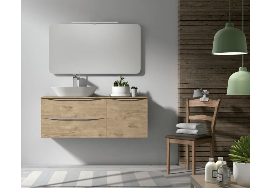 Mueble de Baño con patas LANDES INDUSTRIAL 70 cm