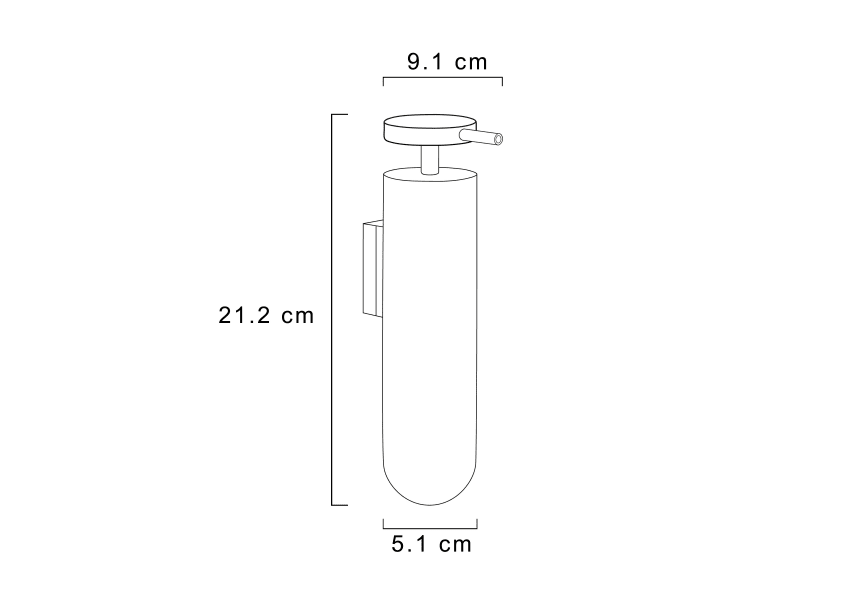 Dosificador de jabón Geyser de Cosmic croquis 7