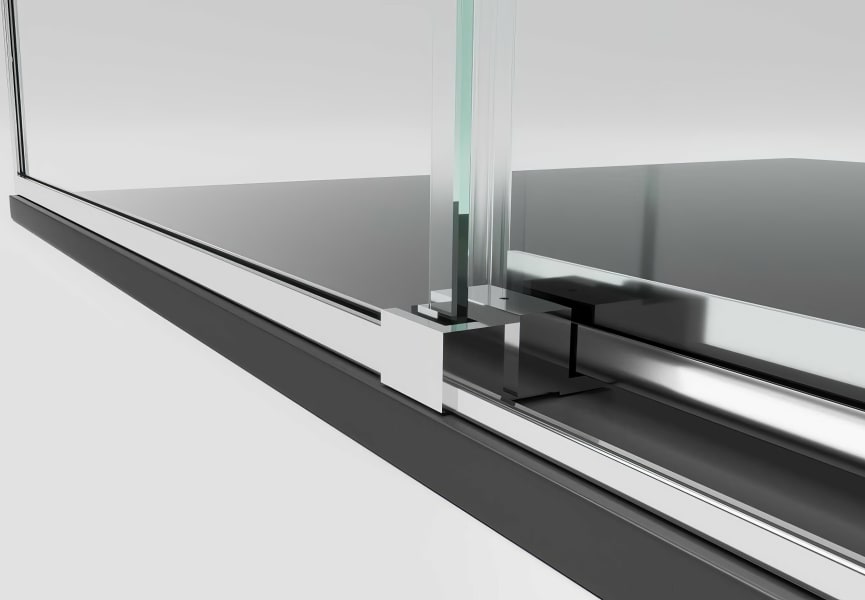 Mampara de ducha Plasencia Bruntec detalle 6