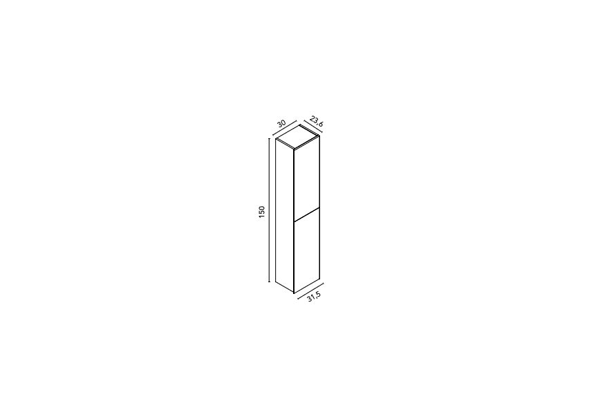 Columna de baño Style Royo croquis 12