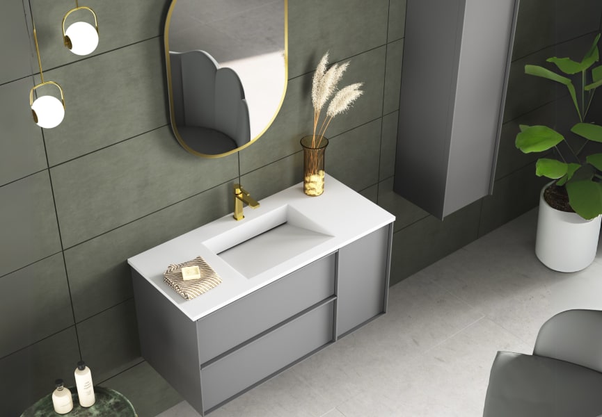 Lavabo encastrado Zen Coycama ambiente 2