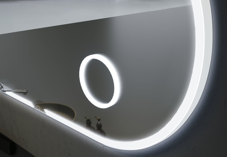 Espejo de baño con luz LED Indiana Ledimex detalle 4