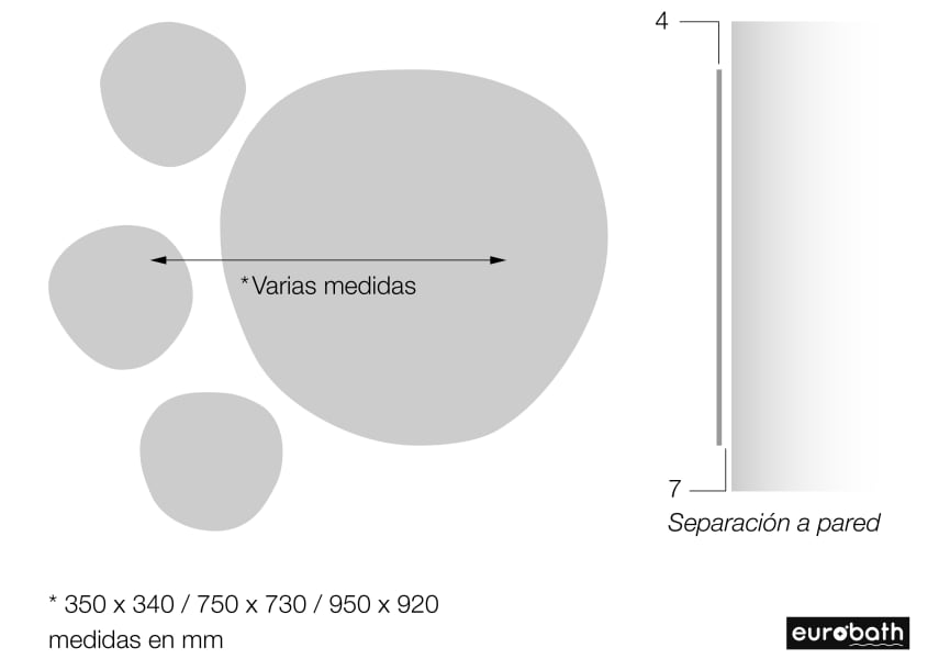 Espejo Ventoux de Eurobath Croquis 4