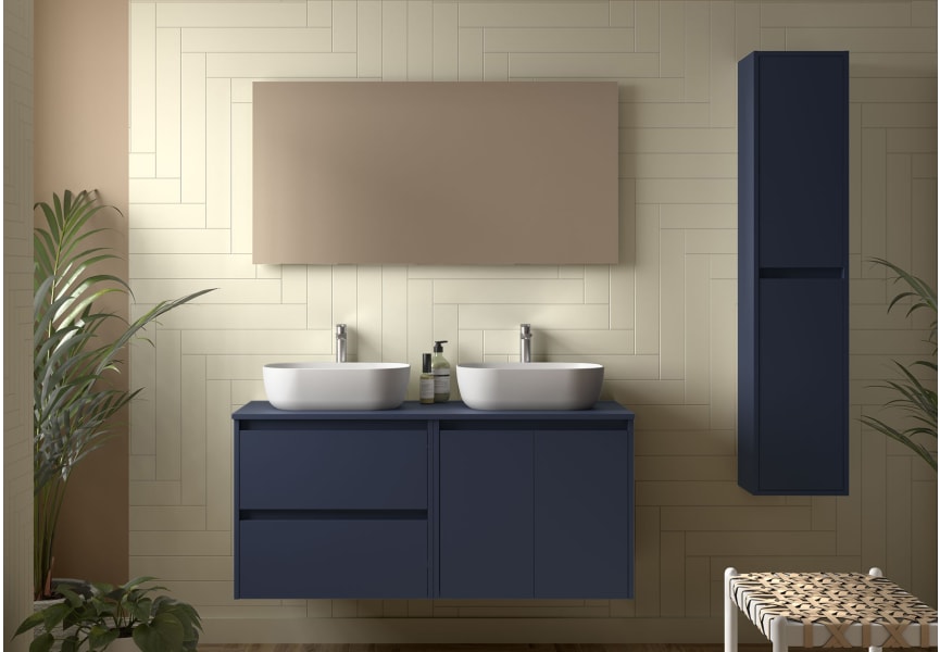 Mueble de baño con encimera de madera Noja Salgar principal 5