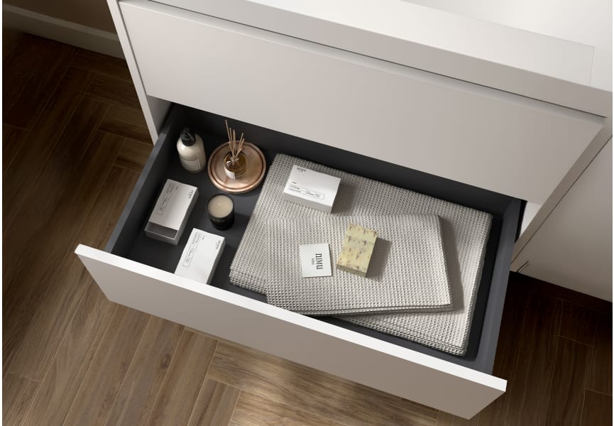 Mueble de baño con encimera de madera Noja Salgar detalle 9