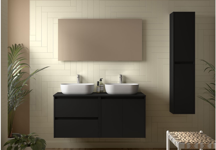 Mueble de baño con encimera de madera Noja Salgar principal 4