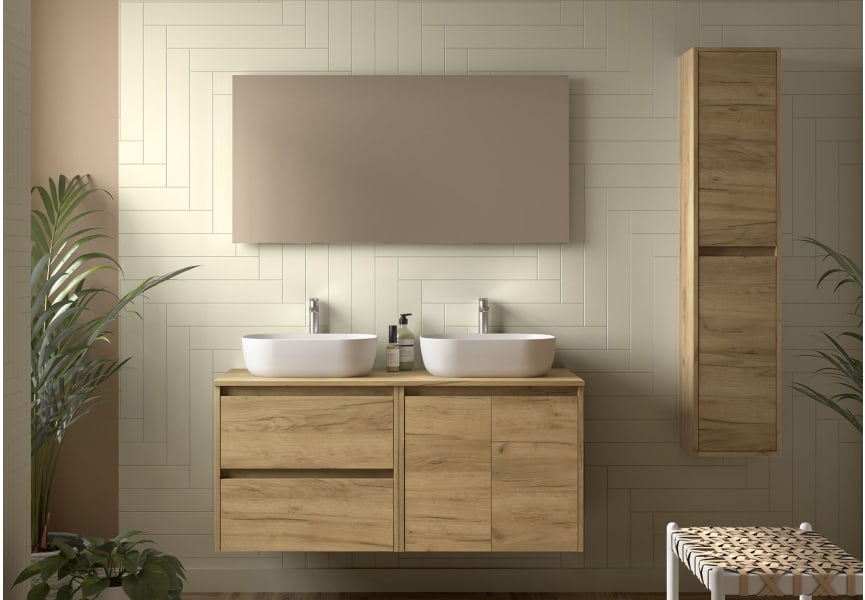 Mueble de baño con encimera de madera Noja Salgar principal 8