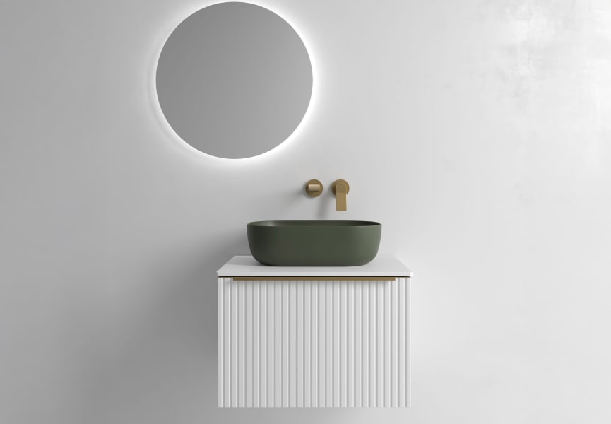 Mueble de baño con encimera de madera Biba Salgar principal 3