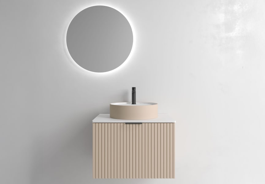 Mueble de baño con encimera de madera Biba Salgar principal 4