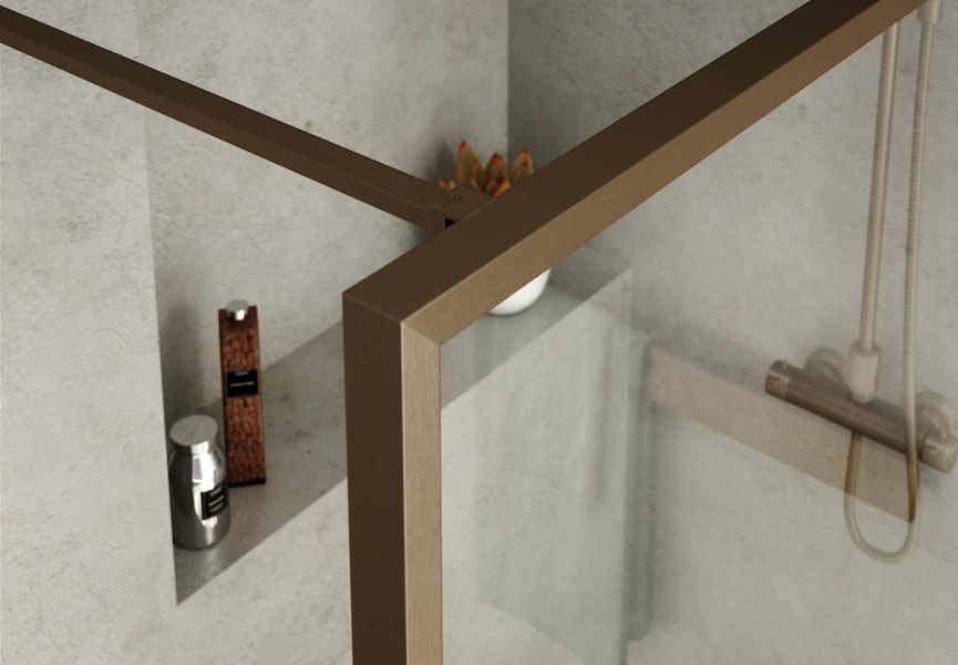 Mampara de ducha Nordic (FN-2001) Profiltek detalle 11