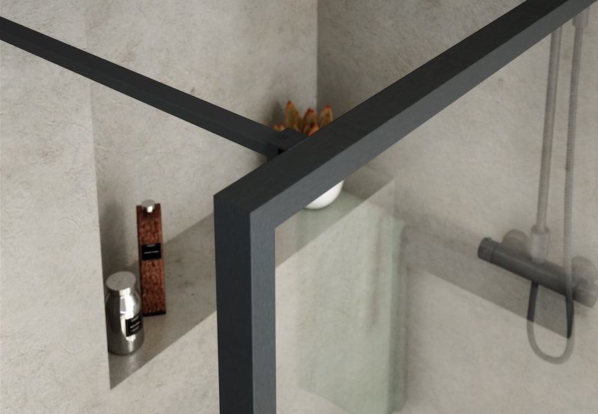 Mampara de ducha Nordic (FN-2001) Profiltek detalle 14