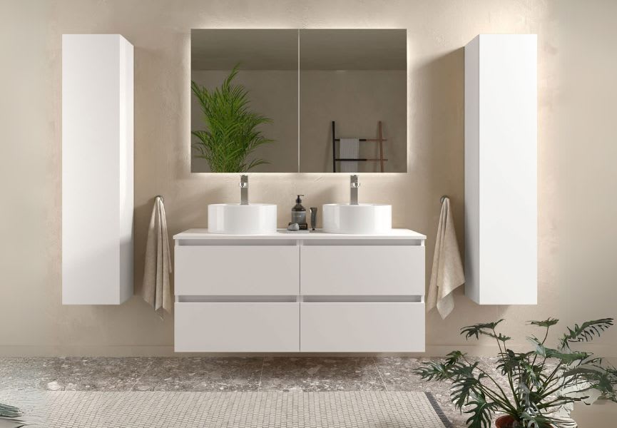 Mueble de baño para lavabo sobre encimera Bequia Salgar principal 2