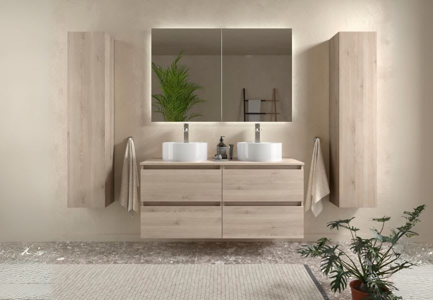 Mueble de baño para lavabo sobre encimera Bequia Salgar principal 5