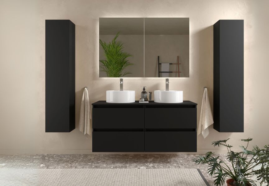 Mueble de baño para lavabo sobre encimera Bequia Salgar principal 3