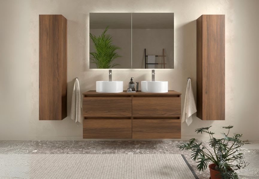 Mueble de baño para lavabo sobre encimera Bequia Salgar principal 1