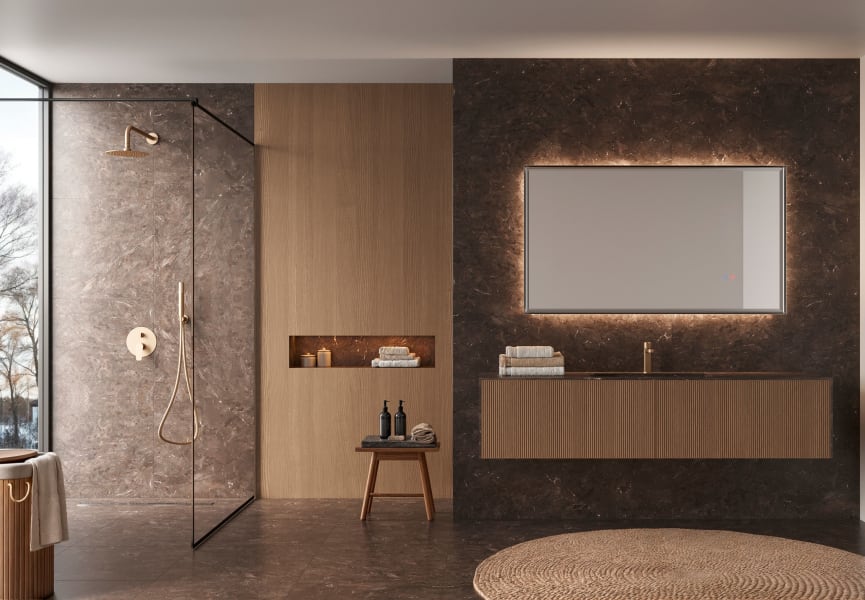 Espejo de baño con luz LED California Ledimex ambiente 6