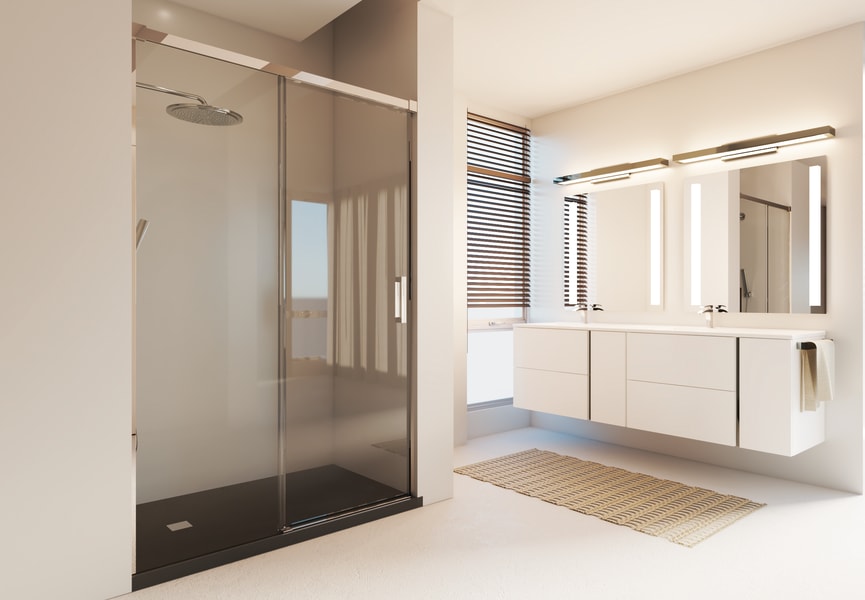 Mampara de ducha New Elara Bruntec ambiente 9