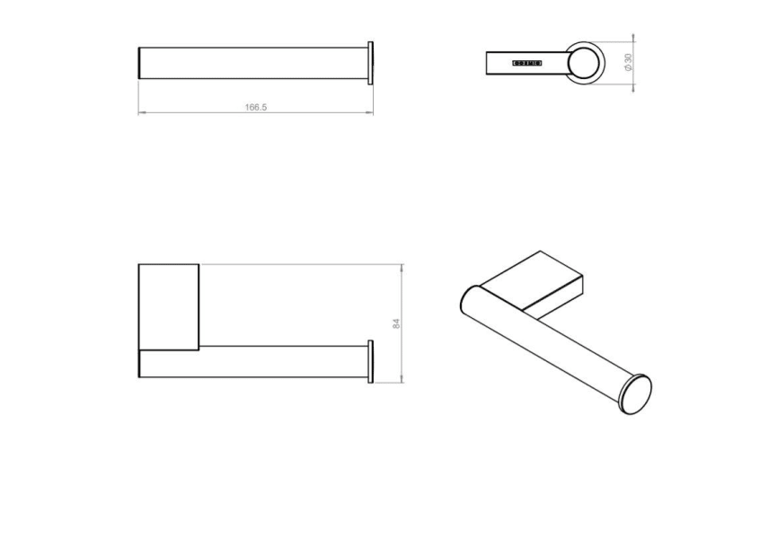 Portarrollos de baño Project Cosmic croquis 5