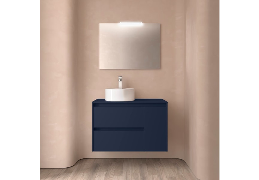 Mueble de baño con encimera de madera Noja Salgar principal 2