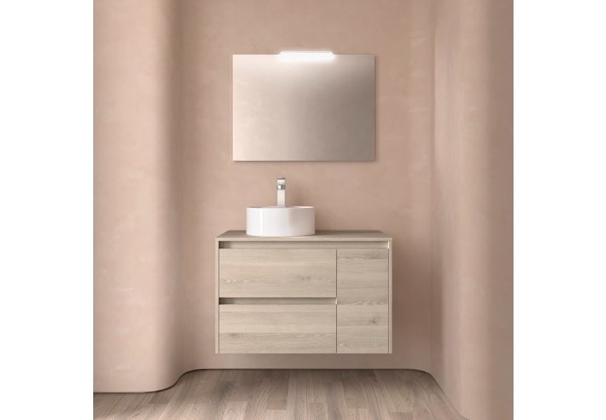 Mueble de baño con encimera de madera Noja Salgar principal 0